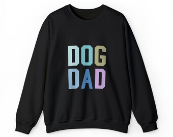 Felpa cane papà, felpa girocollo papà cane retrò, abbinamenti cane mamma e cane papà abiti, regalo cane papà, regalo per papà cane
