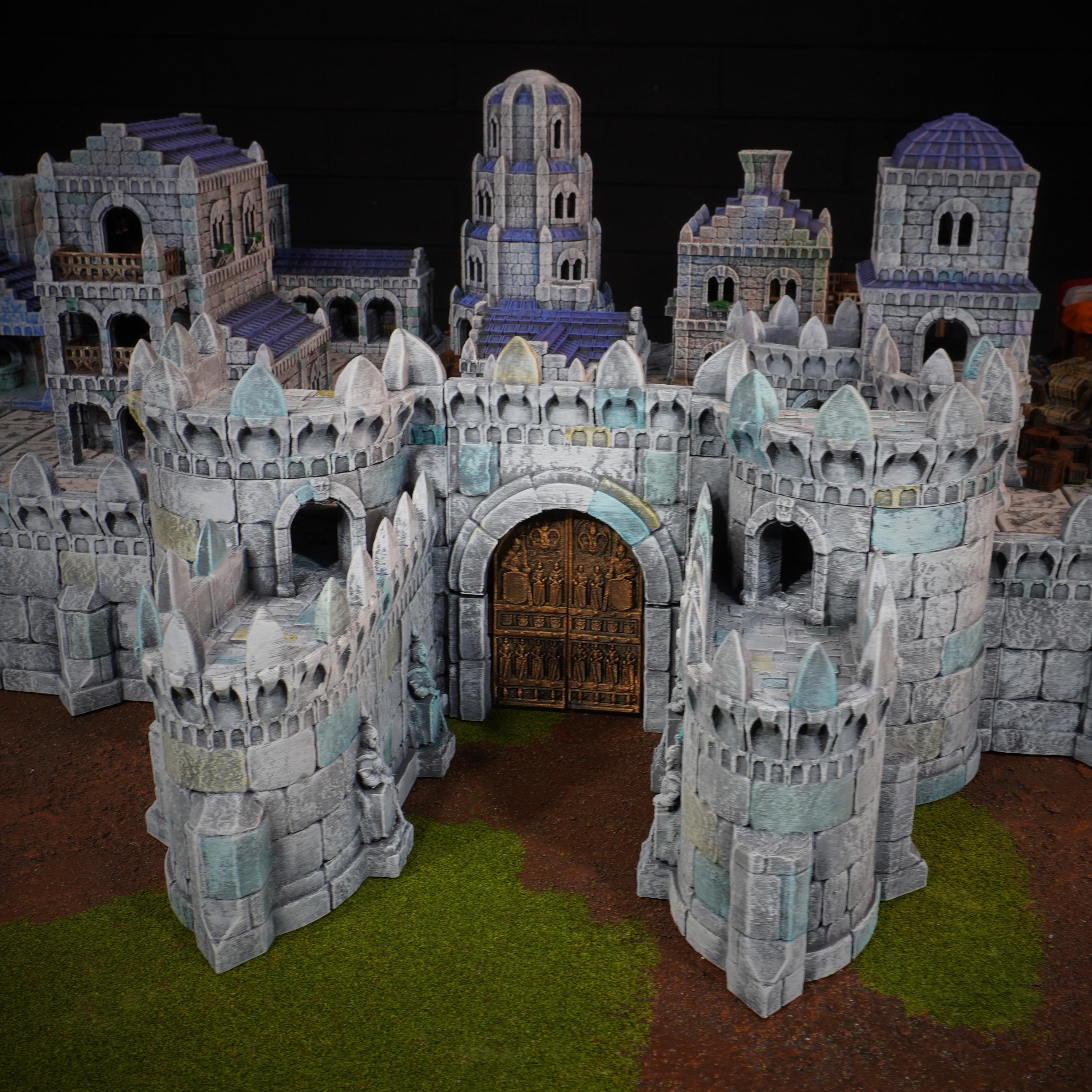 Walls & Gatehouse Kingdom of Tor Ithilas Conquest Creations Middle Earth Tabletop Terrain