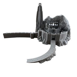 Royaumes Obscurs - Donjon de la Montagne du Gouffre de Helm - Seigneur des Anneaux - Terrain de Jeu de Plateau Fantastique Terre du Milieu