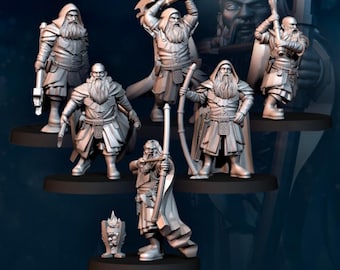 Esploratore nano Kalak | Nani Kalak | Davale Games | Miniatura fantasy de Il Signore degli Anelli per giochi da tavolo
