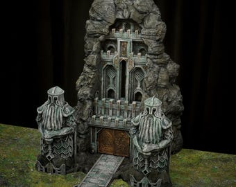 Dwarven Gate | Il Signore degli Anelli MESBG da tavolo | Terreno fantasy da 28 mm | Conquest Creations