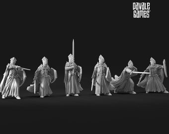 Alti Umani Neri | Città Oscura di Morlok | Anello delle Leggende | Miniature in resina da 28 mm