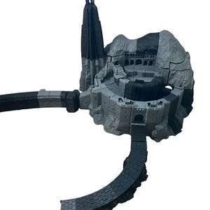 Dark Realms - Mountain Keep, Helm's Deep, Senhor dos Anéis, Terra Média, Terreno de Fantasia de Mesa