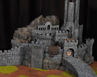 Cittadella Profonda | Regno di Sassonia Volume 2 | Terreno da gioco da tavolo 28 mm | Conquest Creations Il Signore degli Anelli