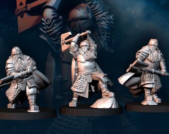 Guardia Reale dei Nani Kalak | Nani Kalak | Davale Games | Miniatura fantasy da tavolo de Il Signore degli Anelli