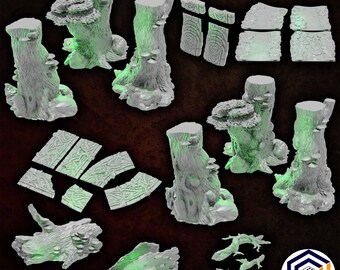 Conquest Creations - La Grande Foresta di Gloomwood - Il Signore degli Anelli - Scenario fantasy per giochi da tavolo in scala 28 mm