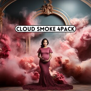 Cloud Smoke digitale achtergrond, digitale achtergrond, cloudachtergrond voor fotografen, Photoshop-achtergronden, cloud-overlays