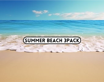 Sommer Strand Digitaler Hintergrund, Digitaler Hintergrund, Strand Hintergrund für Fotografen, Photoshop Hintergründe, Kulissenüberlagerungen