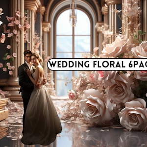 Wedding Digital Backdrop, Digital Background, Wedding Background for Photographers, Photoshop Backgrounds, Wedding overlays
