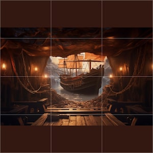 Pirate Backgrounds,Pirate, Wiking clip art for composite Photography,Pirate digital art,Pirate backdrops