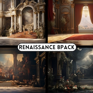 Renaissance Digital Backdrop, Digital Background, Renaissance Background for Photographers, Photoshop Backgrounds, backdrop overlays