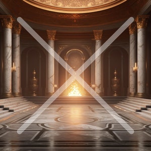 Mystical Stage Digital Backdrop, Cosplay, Photography