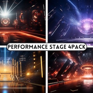 Performance Stage Digital Backdrop, Digital Background, Performance Background for Photographers, Photoshop Backgrounds, backdrop overlays