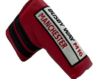 Luxury PSYKO GOLF Snake Genuine Leather Putter Embossed Logo Head Cover Luxury PSYKO GOLF Snake Genuine Leather Putter Embossed Logo Head Cover
