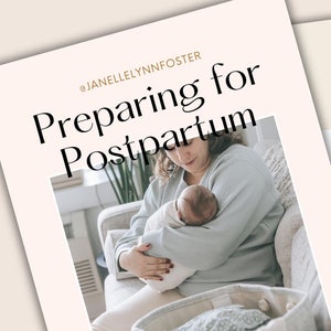Preparing for Postpartum Guide, Postpartum Guide, Postpartum, Printable, Printable Postpartum List, Postpartum list