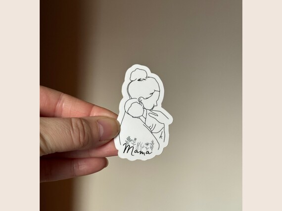 Mama Sticker, Mom Sticker, Water Bottle Sticker, Vinyl Sticker, Motherhood Sticker, Mom gift, Gifts for Mom, Waterproof sticker