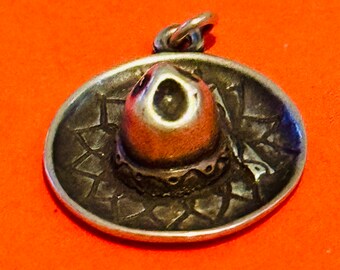 James Avery Retired Hard to Find Silver Sombrero Charm or Pendant