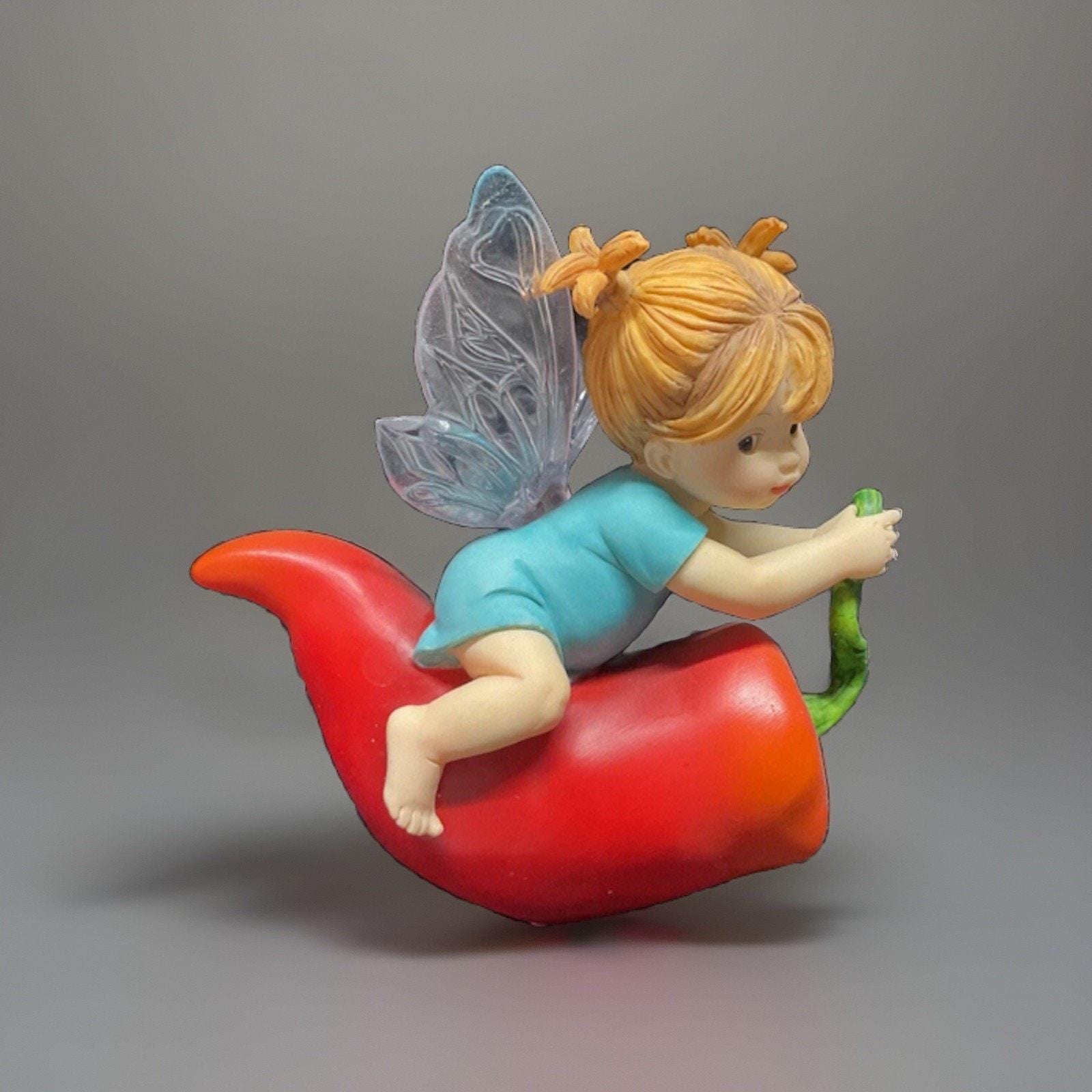 Enesco Kitchen Fairies “hot Chili Pepper Fairie” 115661 2003 GG