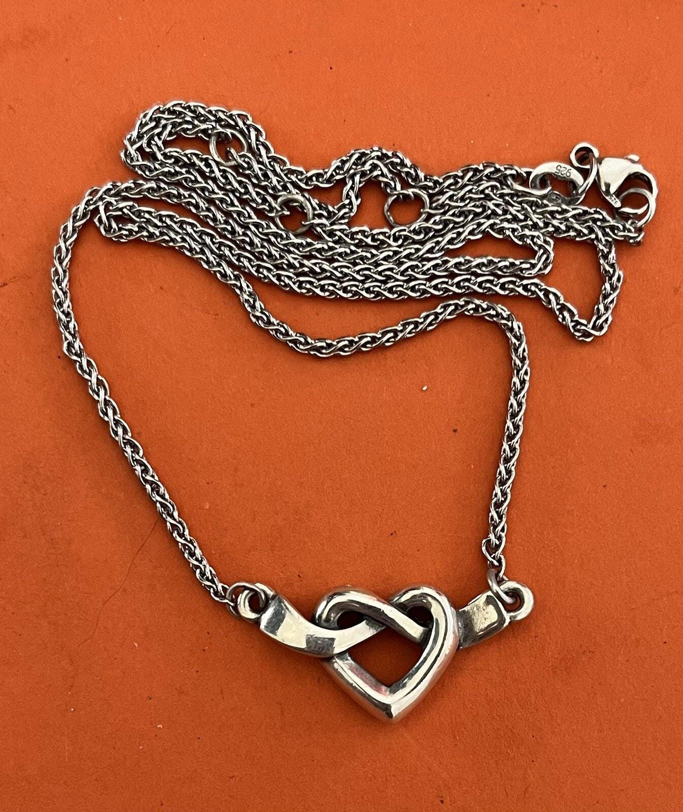 Chain Necklace Warren James Love Heart Bracelet Pendant Necklaces Women's Necklaces Warren James