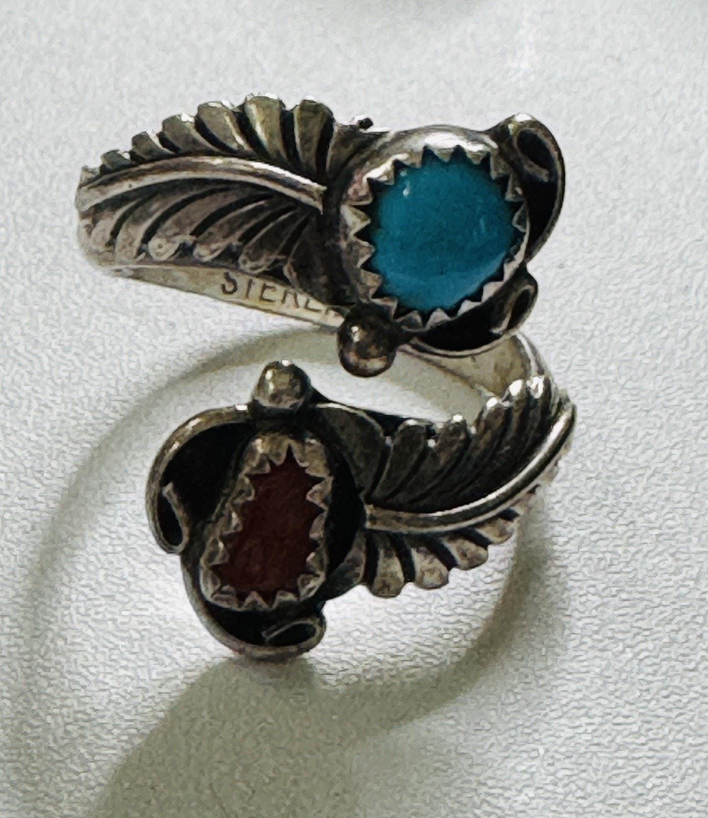 Running bear turquoise ring - Etsy 日本