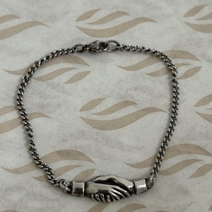 James Avery Retired Sterling Silver Friendship Bracelet 6.5”