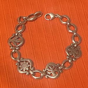 James Avery Retired Silver Four Seasons Bracelet 7 1/4”