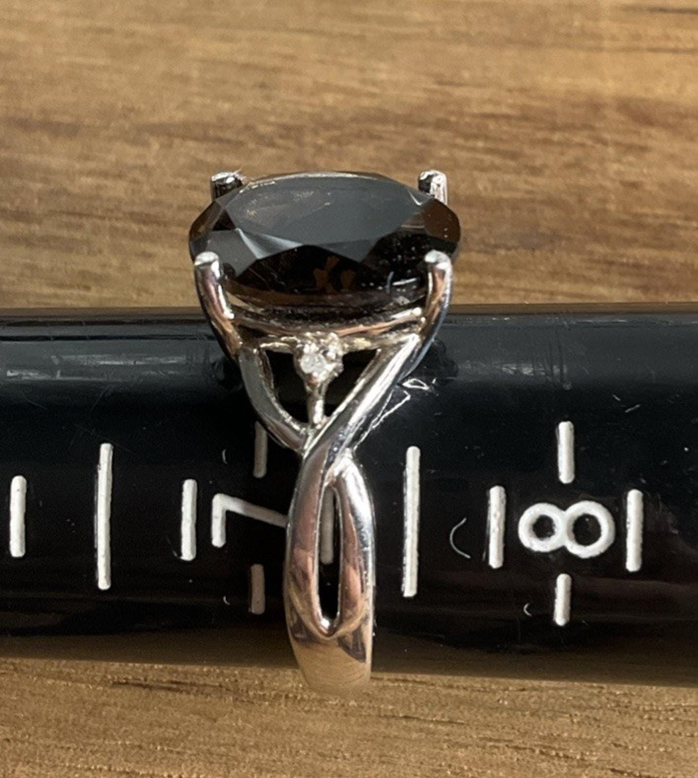 【Bizarre スモーキークォーツ】Vintage Silver925 リング ヴィンテージ 925スターリングシルバー スモーキークォーツ