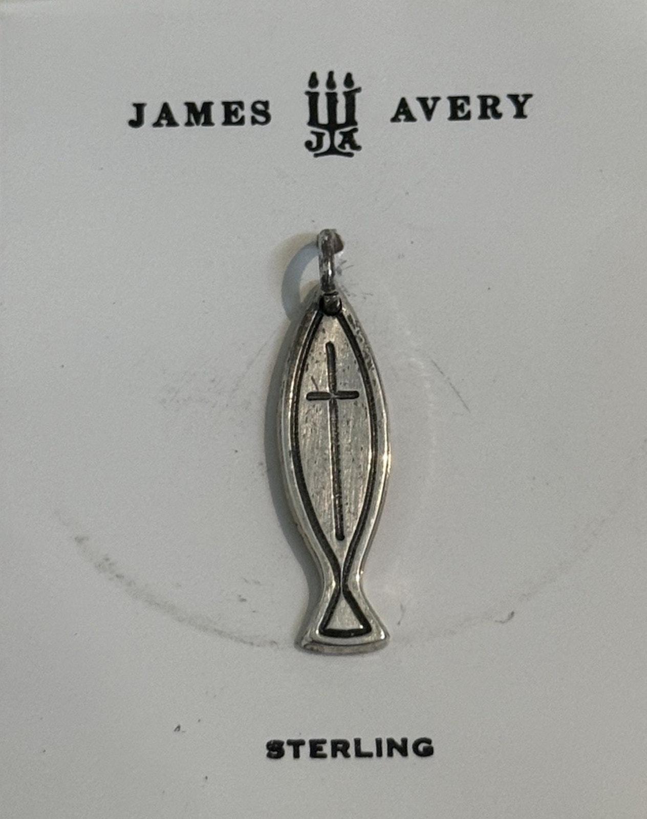石*司様 【遺品・生前整理品】、GIVENCHYsilver925、NR他 James Avery Retired Sterling Silver RARE Original Ichthus Fish