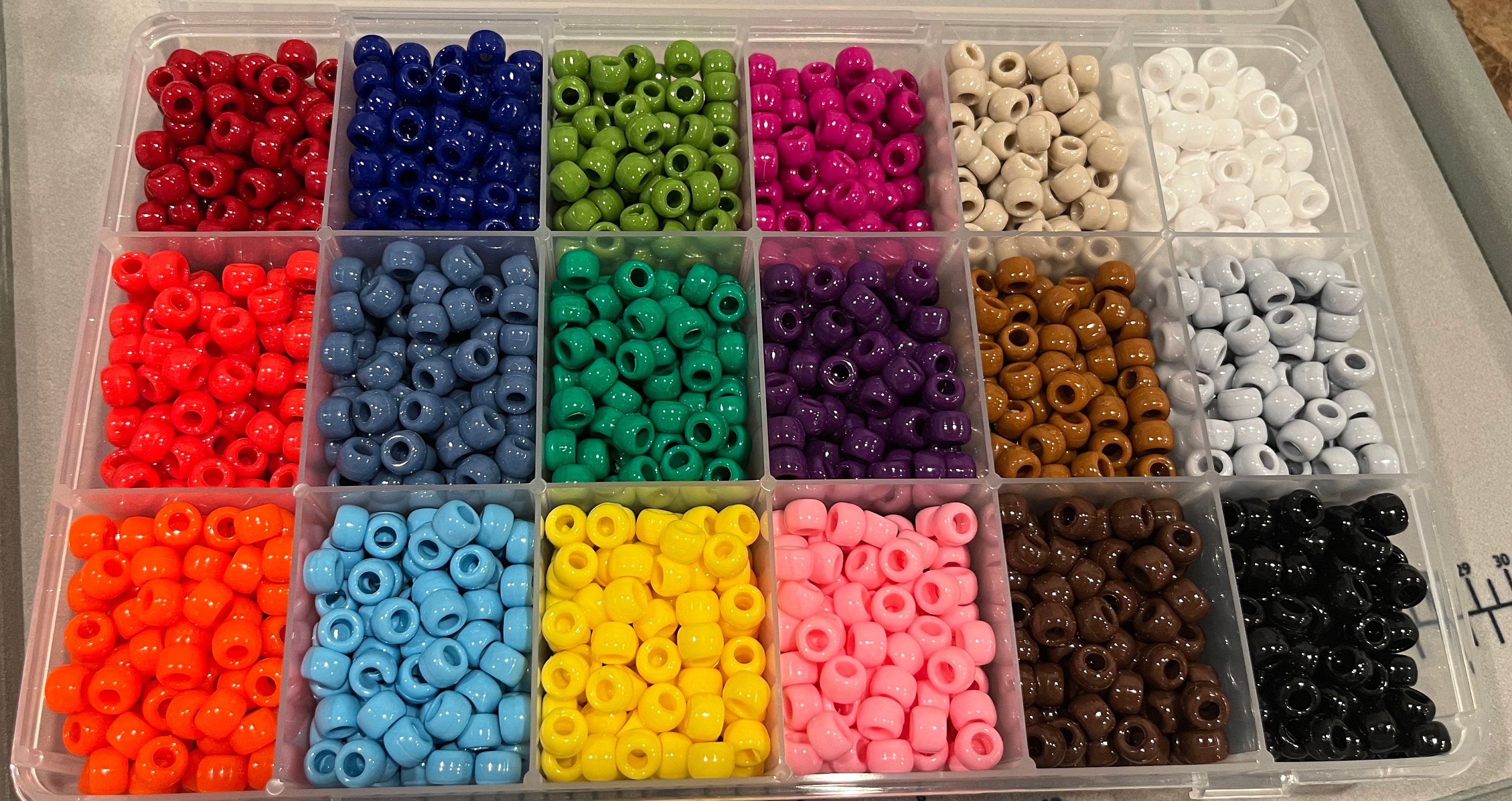 Simple Plastic Bead Bracelets Etsy