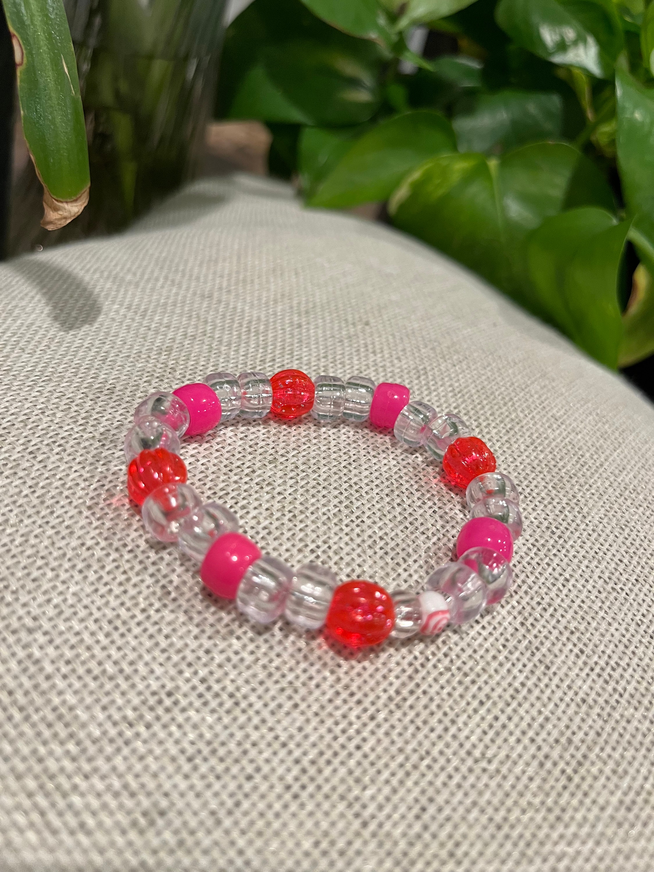 Simple Plastic Bead Bracelets Etsy