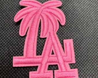 LA Palm Tree Iron On Patch, Hat, Jeans clothing