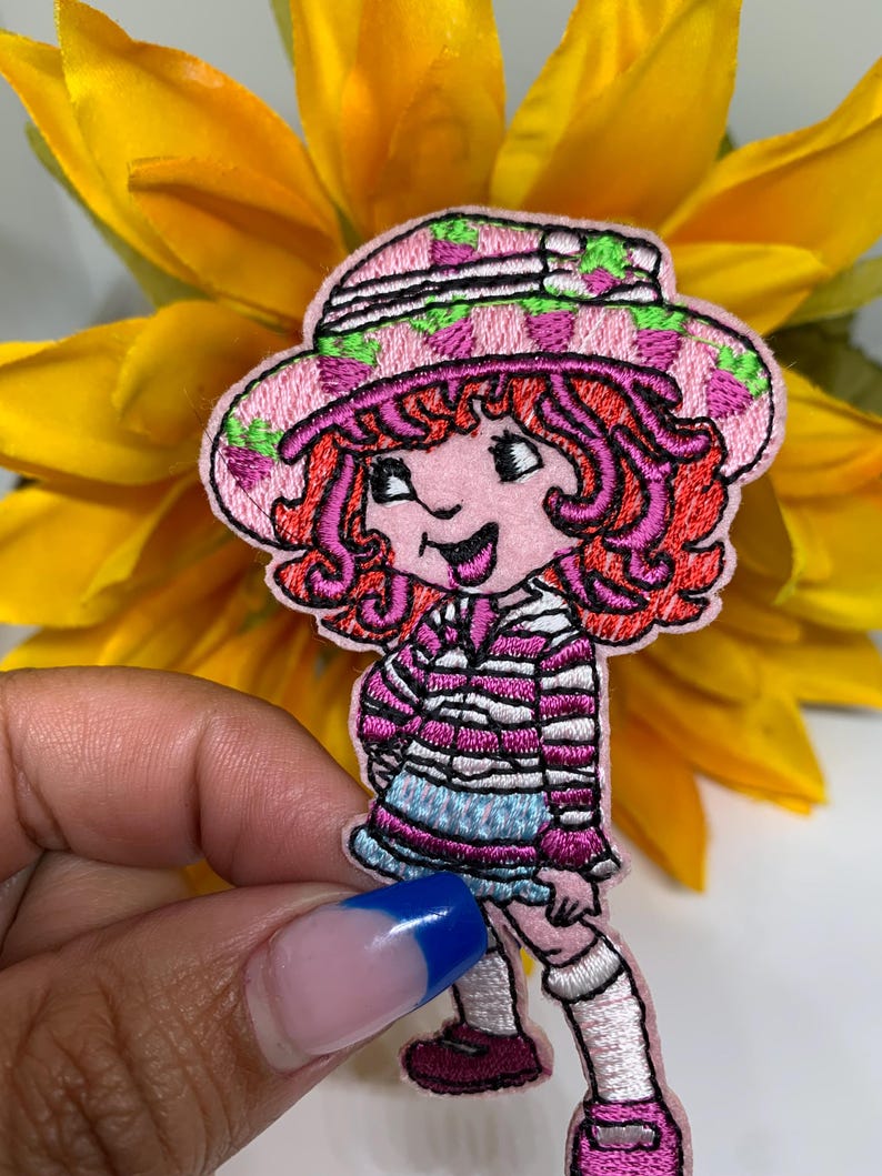 Strawberry Shortcake Doll, Vintage Inspired Patch, Girl Patch ...