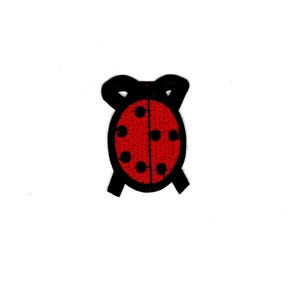 Lady Bug Iron On Patch, Sew On Patch, Beattle Accessory for Jean Clothing and Bags DIY MOTIF, Applique, Embroidery, Badge, Easy to Apply