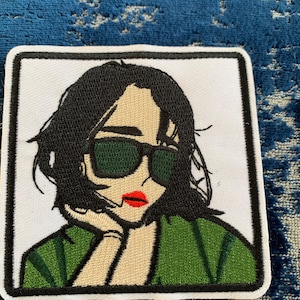 80s Patch - Embroidered Accessory for Clothing, Bags, and More Iron on or sew it on punk rock, rockabilly, 90’s patch