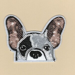Patch Broderie Bulldog Français - Motif Freak Scene - Pour Customiser Vêtements, Sacs, Jean - Couleurs Vives