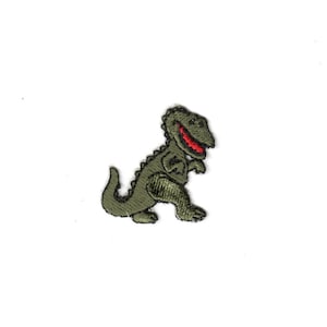 T-rex patch, dinosaur patch, tyrannosaurus Embroidered Patch Iron-on/Sew-on, applique, crafts, jacket, mask, clothing, DIY, motif