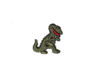 T-rex patch, dinosaur patch, tyrannosaurus Embroidered Patch Iron-on/Sew-on, applique, crafts, jacket, mask, clothing, DIY, motif