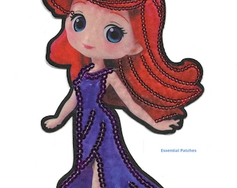 Disney Princess Inspired Embroidered Patch - Iron-On or Sew-On Accessory