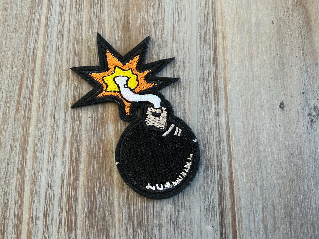 Boom Patch, Bomb Patch, Comic TNT, Sew on Patch, Milk Carton (2” X 3 ...