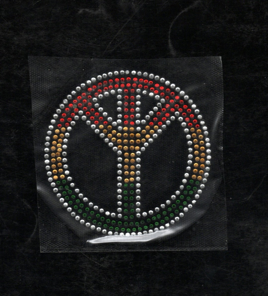 Communication Sign Rinstone Peace Sign Rhinestone Iron on Heat Transfer MOTIF Applique Hotfix - Etsy