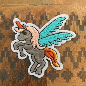 Unicorn Embroidery Patch Iron On or Sew On Accessory  Clothing and Bags Badge Applique Trendy decorations Decorative embellishments