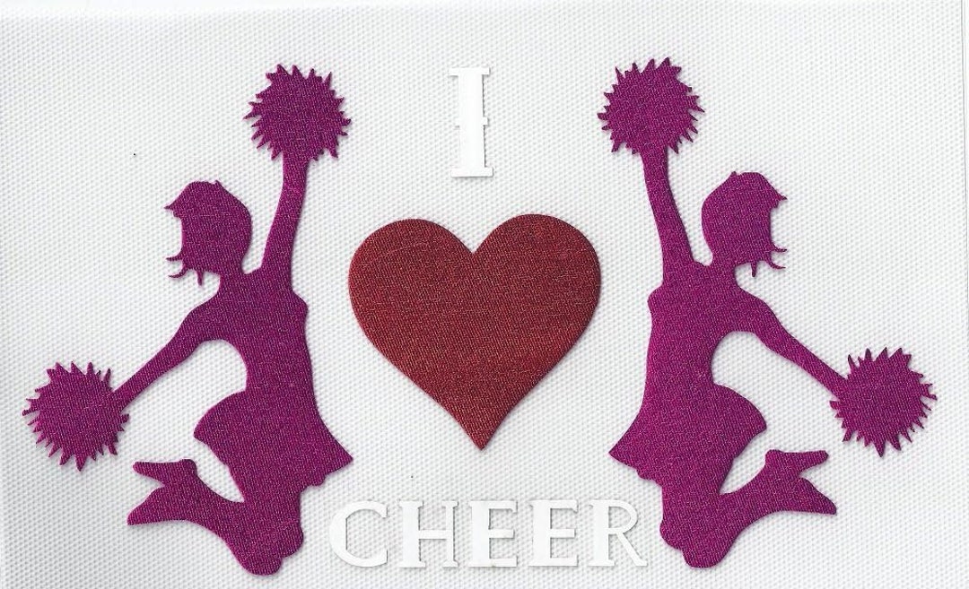 Cheer Cheerleader Squad Rhinestone Iron on Iron on Heat Etsy