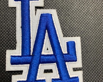 LA Patch, Iron On Patch, Size 2" x 2.5"