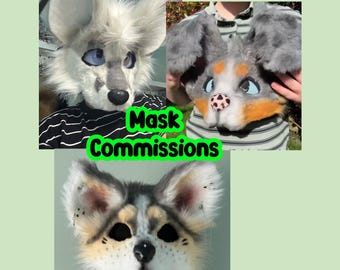 Therian-Style Mask Commissions!! - READ DESCRIPTION