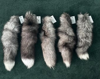 Fox Tail Keychains and Charms!!