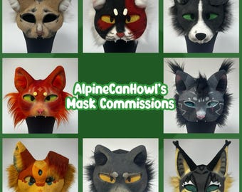 Mask Commissions!! - READ DESCRIPTION