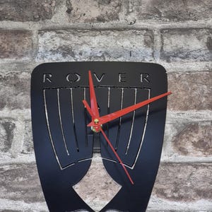 Rover logo clock