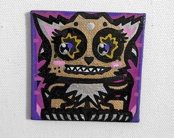 Trixy 3x3 original painting