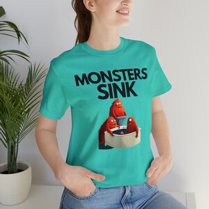 Monsters Sink - Funny Disney-inspired shirt