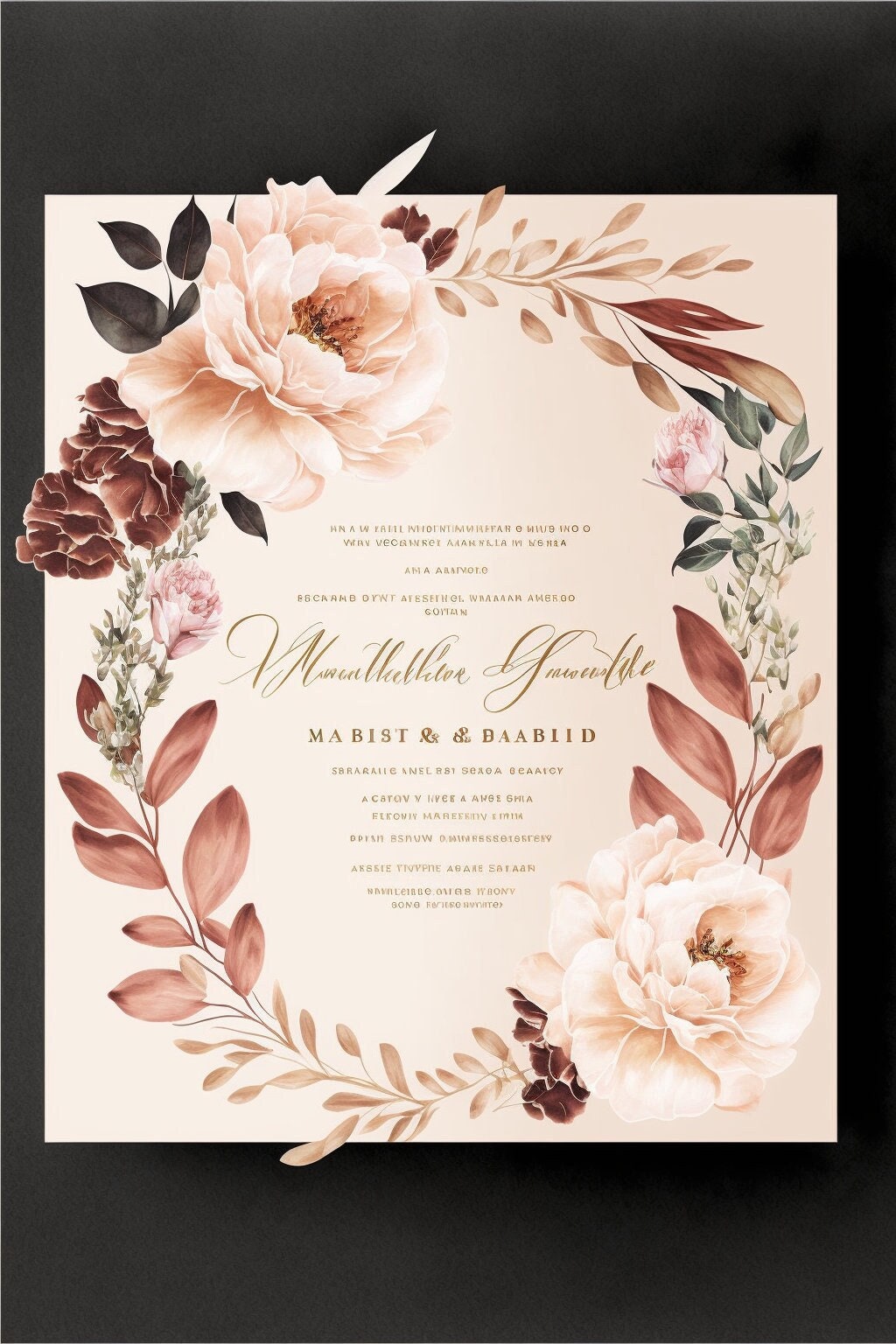 Electronic Wedding Invitation Templates Etsy